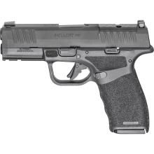 Hellcat Pro, Striker Fired, Semi-automatic, Polymer Frame Pistol, 9MM, 3.7" Hammer Forged Barrel, Melonite Finish, Black Polymer Frame, Textured Grip, Manual Thumb Safety, Tritium Front Sight, Tactical Rack Rear Sight, 15 Rounds, 2 Magazines HCP9379BOSPM