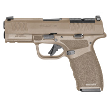 Hellcat Pro, Striker Fired, Semi-automatic, Polymer Frame Pistol, 9MM, 3.7" Hammer Forged Barrel, Cerakote Finish, Flat Dark Earth, Viridian RFX-11 Green Dot Sight, Textured Grip, Tritium Front Sight, Tactical Rack Rear Sight, 5 Magazines, (4)-17 Round a
