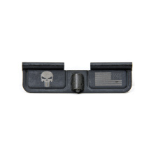 Ejection Port Door, Punisher & Flag Engraving, Black Finish SED7005