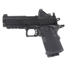 1911 DS Prodigy Compact, Semi-automatic, Metal Frame Pistol, 4.25" Stainless Steel Barrel, Aluminum Alloy Frame, Cerakote Finish, Black, Optics Ready, Front Night Sight, Viridian Green Dot, 4 Magazines, 15 Rounds, Includes Range Bag PH9116AOS-PAC