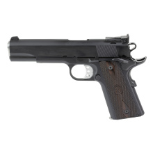 Garrison Target, 1911, Semi-automatic, 9MM, 5" Barrel, Blued Finish, Black, Wood Grips, Adjustable Rear Sight, Grip Safety, 9 Rounds, 1 Magazine PX9419-ADJ