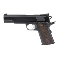 Garrison Target, 1911, Semi-automatic, 45ACP, 5" Barrel, Blued Finish, Black, Wood Grips, Adjustable Rear Sight, Grip Safety, 7 Rounds, 1 Magazine PX9420-ADJ