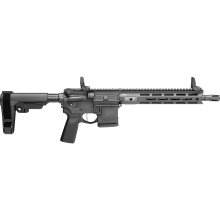 Saint VICTOR, Semi-automatic, AR Pistol, 223 Remington/556NATO, 11.5" Barrel, Anodized Finish, Black, B5 Systems Type 23 Grip, SBA3 Pistol Stabilizing Brace, Includes Front and Rear Flip Up Sights, Ambidextrous Safety, 10 Rounds, 1 Magazine STV9115556BLC
