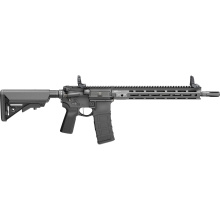 SAINT VICTOR V2, Semi-automatic, AR, 5.56 NATO, 14" Barrel with Pinned and Welded Muzzle Device (16" OAL), Anodized Finish, Black, B5 Grip, B5 Enhanced SOPMOD Stock, Includes Flip Sights and Viridian Venta Green Dot Optic, 30 Rounds, 4 Magazines STV91455