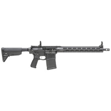 SAINT VICTOR, Semi-automatic, AR-10 308 Winchester, 16" Lightweight Profile Barrel, 1:10" Twist, Black Finish, BCM 6-Position Stock, BCM Mod.3 Grip, 15" MLOK Rail, Weighs 7lbs 11oz, Front/Rear Flip Sights, 20 Rounds, 2 Magazines, Includes Vortex Crossfir