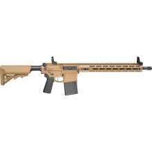 SAINT Victor V2, Semi-automatic, AR, 308 Winchester, 16" Barrel, Anodized Finish, Coyote, B5 Furniture, Flip-Up Iron Sights, 1 Magazine, 10 Rounds, Ambidextrous Safety STV916308BLC-V2-B5