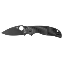 Sage 5 Salt, Folding Knife, 3" Spear Point Blade, 7.13" Overall Length, CPM MagnaCut Blade Steel, Plain Edge, TiCN Finish, Black, Black G10 Grip, Compression Lock C123GPBKMCBK