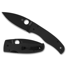 Bodacious, Folding Knife, SpyderEdge Serrated Blade, Black G-10 Handle, Matte Finish, Black, 3.66" Blade Length, CPM-S30V Steel C263GSBK