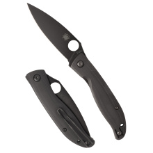 Mantra 4, Folding Knife, 3.34" Drop Point Blade, 7.5" Overall Length, 8Cr13MoV Blade Steel, Plain Edge, Black Oxide Finish, Black G-10 Handle, Liner Lock C274GBBKP
