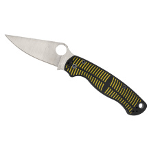 Para Military 2 Salt, Folding Knife, Plain Edge, Satin Finish, Silver Blade, Black and Yellow G10 Handle, 3.45" Blade, CPM MagnaCut Steel C81GBKYLMCP2