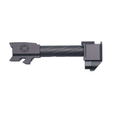 CR Barrel with Compensator, 9MM, 3.66", Fits Shadow Systems CR, Nitride Finish, Black SGK-CRP-NIT