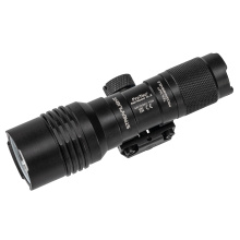 ProTac Rail Mount 1L-X USB, Compact Multi-Fuel Weapon-Mounted Tactical Light, Fits 1913 Picatinny Rail, Anodized Finish, Black, 850 Lumens and 30,000 Candela, Includes Tailcap Switch, Mounting Hradware, M-LOK Mount, (1)-SL-B9 Rechargeable Battery Pack, a