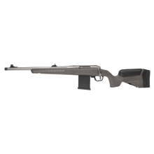 110 Ridge Hunter, Bolt Action Rifle, 308 Winchester, 18" Barrel, Threaded, Matte Finish, Stainless Steel, Synthetic Flat Dark Gray Trophy Stock, Iron Sights, 10 Rounds, 1 Magazine, Left Hand 32509
