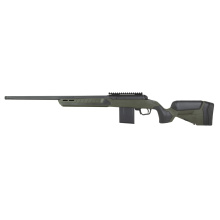 110 Core Predator, Bolt Action Rifle, 5.56 NATO, 22" Straight Fluted Barrel, Threaded, Cerakote Finish, Black Ink, Hunter Green Synthetic Stock, 10 Rounds, 1 Magazine 32631