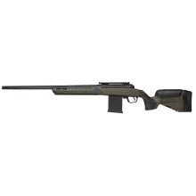 110 Core Predator, Bolt Action Rifle, 22 Creedmoor, 22" Straight Fluted Barrel, Threaded, Cerakote Finish, Black Ink, Hunter Green Synthetic Stock, 10 Rounds, 1 Magazine 32634