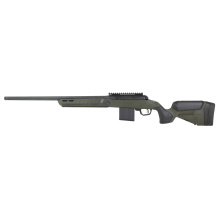 110 Core Predator, Bolt Action Rifle, 6MM Creedmoor, 22" Straight Fluted Barrel, Threaded, Cerakote Finish, Black Ink, Hunter Green Synthetic Stock, 10 Rounds, 1 Magazine 32636