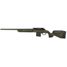 110 Core Predator, Bolt Action Rifle, 6.5 Creedmoor, 22" Straight Fluted Barrel, Threaded, Cerakote Finish, Black Ink, Hunter Green Synthetic Stock, 10 Rounds, 1 Magazine 32638