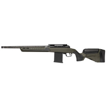 110 Ultralight Predator, Bolt Action Rifle, 5.56 NATO, 18" Carbon Fiber Barrel, Threaded, Carakote Finish, Blackout, Hunter Green Synthetic Stock, 10 Rounds, 1 Magazine 32656