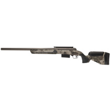 212 Harvester, Bolt Action Shotgun, 20 Gauge, 3" Chamber, 22" Rifled Barrel, Cerakote Finish, Gun Metal Bronze, Woodland Camo Synthetic Stock, 2 Rounds, Left Hand 32806