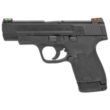 Shield M2.0 Performance Center Ported, Semi-automatic, Striker Fired, Compact, Performance Center Tuned Action, 40 S&W, 4" Barrel, Polymer Frame, Black Armornite Finish, 6 & 7Rd, 2 Magazines, Cleaning Kit Included, No Thumb Safety, HiViz Fiber Optic Sigh