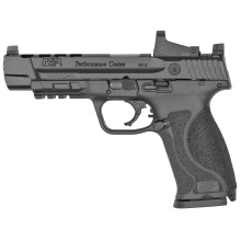 M&P 2.0 Proformance Center C.O.R.E. Cuts With Mounting Plates, Semi-automatic, Striker Fired, Full Size, 9MM, 5" Ported Barrel, Polymer Frame, Black Finish, Interchangeable Back Straps, 17Rd, No Thumb Safety, Suppressor Sights, Crimson Trace Red Dot Opti