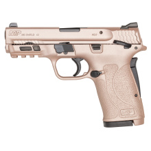 M&P 380 SHIELD EZ M2.0, Internal Hammer Fired, Semi-automatic Pistol, Polymer Frame Pistol, Micro-Compact, 380ACP, 3.675" Barrel, Cerakote Finish, Rose Gold, 3-Dot Sights, Manual Thumb Safety, 8 Rounds, 2 Magazines 14024