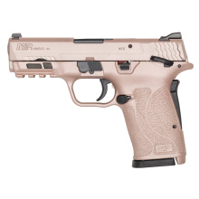 M&P9 SHIELD EZ M2.0, Internal Hammer Fired, Semi-automatic, Polymer Frame Pistol, Micro-Compact, 9MM, 3.68" Barrel, Cerakote Finish, Rose Gold, 3-Dot Sights, Manual Thumb Safety, 8 Rounds, 2 Magazines 14021