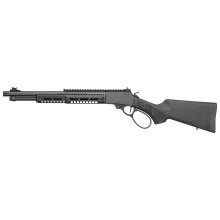 1854 Stealth Hunter, Lever Action Rifle, 45 Colt, 16.3" Barrel, Threaded 11/16X24, Armornite Finish, Black, Black Synthetic Stock, M-LOK Handguard, XS Ghost Ring Sight, HIVIZ H3 Front Sight, Cross Bolt Safety, 8 Rounds 14195