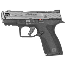 Shield X Performance Center Carry Comp 9MM, 3.6" Ported Barrel, Armornite Finish, Black, Optics Ready, Front Night Sight, 2 Magazines, (1)-13 Round & (1)-15 Round 14269 Semi-automatic, Striker Fired, Compact