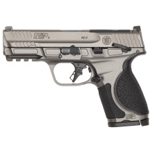 M&P M2.0 Metal, Striker Fired, Semi-automatic, Metal Frrame Pistol, Compact, 4" Barrel, Cerakote Finish, Tungsten Gray, 3 Dot Sights, Optics Ready with S&W C.O.R.E. System, 10 Rounds, 2 Magazines, Loaded Chamber Indicator, California Compliant 14279