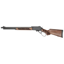 1854, Lever Action Rifle, 30-30 Winchester, 20" Threaded Barrel, 5/8X24 Thread Pitch, Armornite Finish, Black, Walnut Stock and Forend, Large Loop, XS Ghost Ring Rear Sight, Gold Bead Front Sight, Cross Bolt Safety, 6 Rounds 14385