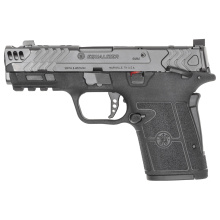 Performance Center Equalizer Carry Comp, Semi-automatic, Striker Fired, Micro-Compact, Polymer Frame Pistol, 9MM, 3.675" Ported Barrel, Armornite Finish, Black, Textured Polymer Grips, Blacked-out U-Notch Rear Sight, Ameriglo Trooper Tritium Front Night