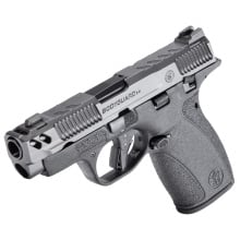Bodyguard 2.0 Performance Center Carry Comp w/ Thumb Safety | 380 ACP, 3.1" Ported Barrel, Armornite Finish, Gray Slide, Black Frame, 12rd, Ameriglo Protector LumiGreen Front Night Sight, Black Square Notch Ameriglo Protector Rear Sight