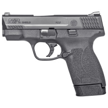 Shield M2.0, Semi-automatic, Striker Fired, Polymer Frame Pistol, Compact Slim, 45ACP, 3.3" Barrel, Armornite Finish, Black, White Dot Front and 2 White Dot Rear Sights, No Manual Thumb Safety, 7 Rounds, 1 Magazine 14659