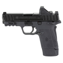 Equalizer, Semi-automatic Pistol, Single Action Only Internal Hammer, Micro Compact, 9MM, 3.675" Barrel, Armornite Finish, Black, Optics Ready, Thumb Safety, 3 Dot Sights, 3 Magazines, (1)-10 Round, (1)-13 Round, and (1)-15 Round Magazine, Includes Magaz