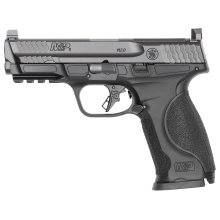 M&P M2.0 Metal, Striker Fired, Semi-automatic, Metal Frame Pistol, Full Size, 9MM, 4.25" Barrel, Armornite Finish, Black, Night Sights, Optics Ready Slide with ACRO Footprint, 17 Rounds, 2 Magazines 14792