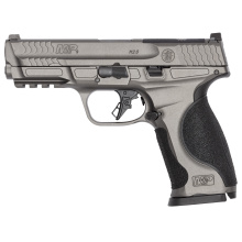 M&P9 M2.0 Metal, Semi-automatic, Striker Fired, Aluminum Frame Pistol, Full Size, 9MM, 4.25" Barrel, Cerakote Finish, Tungsten Gray, Textured Grip, White Dot Sights, 15 Rounds, 2 Magazines, 4 Grip Inserts 14916