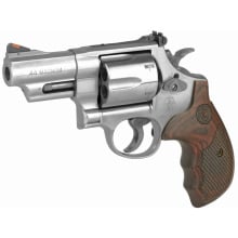 Model 629 Deluxe |.44 Magnum 3" Barrel, Stainless Steel, Textured Wood Grips, 6 Shot