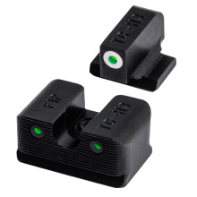 Tritium Pro Night Sights For FNX9 Green Rear Dot Green Front Dot White Focus Lock Ring