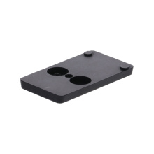 Pistol Red Dot Adapter, Converts 4-Post Mounting System (TRUGLO TRUTEC Micro (TG8100B, TG8100BM, TG8100G), Vortex, EOTech, Burris, Meopta, and More) to RMR, Nitride Finish, Black, Includes Mounting Hardware TG-TG8952C