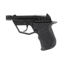 TUC22, Semi-automatic, Polymer Frame Pistol, Micro-Compact, 22LR, 3.1" Threaded Barrel, 1/2X28 Thread Pitch, Matte Finish, Black, Polymer Grip, Fixed Sights, 9 Rounds, 1 Magazine I1-22TUC131-TH