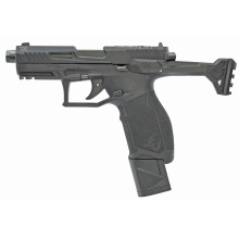 3TX22, Semi-automatic, Striker Fired, 22LR, 4.6" Threaded Barrel, Anodized Finish, Black, Optics Ready, Brace Ready, Manual Safety, 2 Magazines, (1) 16 Round, (1) 22 Round 1-3TX22P141