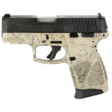G3C, Striker Fired, Semi-automatic, Polymer Frame Pistol, Compact, 3.26" Barrel, Matte Finish, Flat Dark Earth Frame w/Black Splatter, Black Slide, Fixed Front Sight With Drift Adjustable Rear Sight, 12 Rounds, 3 Magazines 1-G3C931-SP3