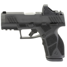 GX2 TORO, Semi-automatic, Striker Fired, Compact, 9MM, 3.38" Barrel, Matte Finish, Black, Fixed White Dot Front Sight, Drift Adjustable Rear Sight, Optic Ready with RMSc Footprint, Manual Safety, 3 Magazines, 13 Rounds, Includes Viridian RFX11 3 MOA Gree