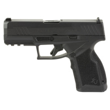 GX4 Carry, Striker Fired, Semi-automatic, Polymer Frame Pistol, Compact, 9MM, 3.7" DLC Coated Barrel, Nitride Finish, Black, Fixed White Dot Steel Front Sight, Serrated Drift Adjustable Rear Sight, Picatinny Rail, 15 Rounds, 2 Magazines, Includes (2) Gri