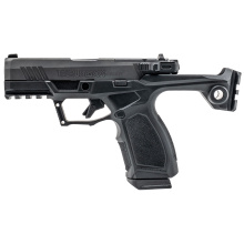 GX4 Strike Bravo, Single Action Only, Semi-automatic, Steel Frame Pistol, Compact, 9MM, 3.7" Barrel, Threaded 1/2X28, Matte Finish, Black, Fixed White Dot and Drift Adjustable Rear Sights, Trigger Safety, Optics Ready, 10 Rounds, 2 Magazines 1-GX4CRP941-