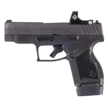 GX4XL TORO, Striker Fired, Semi-automatic, Polymer Frame Pistol, Micro-Compact, 9MM, 3.6" Barrel, Black Slide, Fixed Steel Front Sight, Drift-Adjustable Steel Rear Sight w/ Serrated Ramp, Riton Red Dot, Two Backstrap Options, 1-11 and 1-13 Round Magazine