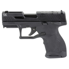 TX22 Compact, Semi-automatic, Striker Fired, Polymer Frame Pistol, Compact, 22 LR, 3.5" Barrel, Anodized Finish, Black, Adjustable Rear Sight, White Dot Front Sight, Manual Safety, 13 Rounds, 5 Magazines, Taurus Performance Trigger System, Slide Lighteni