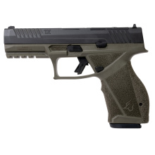TX9, Striker Fired, Single Action Only, Semi-automatic, Full Size, 9MM, 4.5" Barrel, Nitride Finish, Olive Drab Green and Black, Drift Adjustable Rear Sight with Removable Front Sight, Optics Ready T.O.R.O. Slide, 17 Rounds, 2 Magazines 1-TX9F441-OD