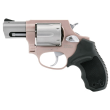 Model 856, Double Action, Metal Frame Revolver, Small Frame, 38 Special, 2" Barrel, Steel, Matte Finish, Rose Gold and Stainless Steel, Rubber Grips, Fixed Sights, 6 Rounds 2-85629ULC28